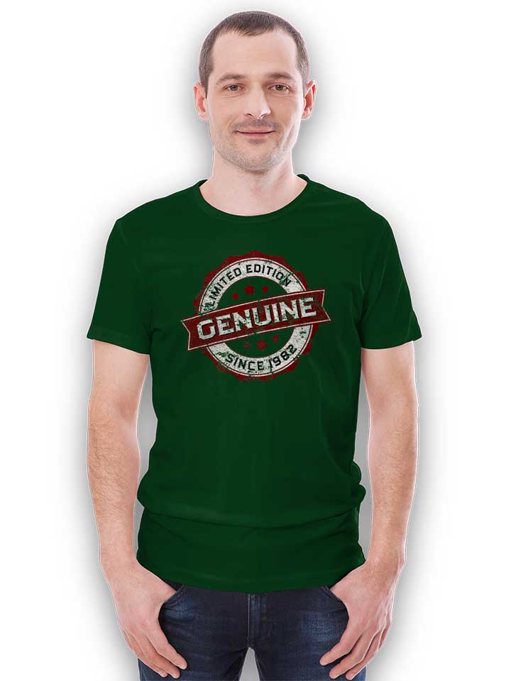 genuine-since-1982-t-shirt dunkelgruen 2