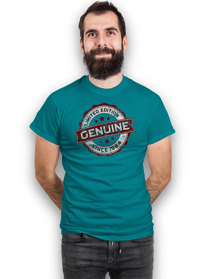 genuine-since-1984-t-shirt tuerkis 2