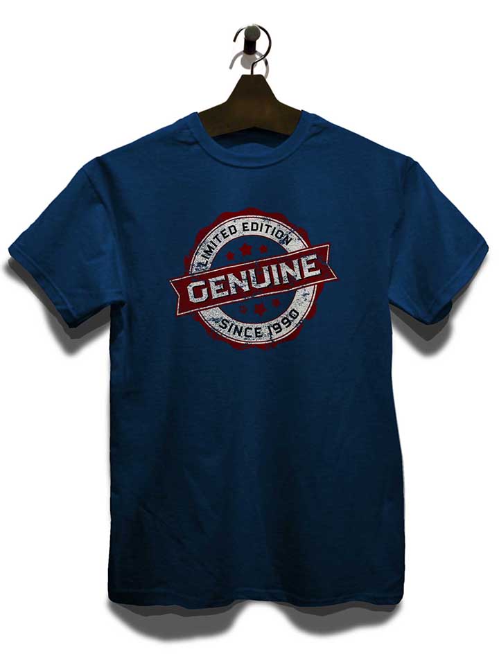 genuine-since-1990-t-shirt dunkelblau 3