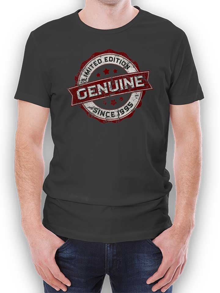 genuine-since-1995-t-shirt dunkelgrau 1