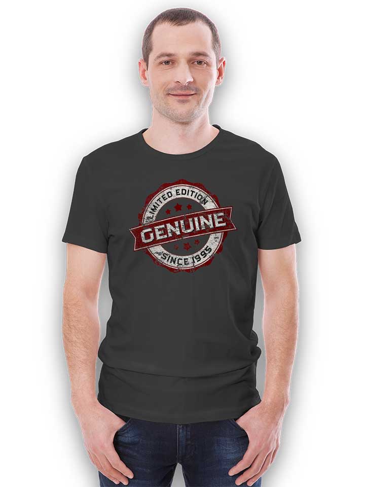 genuine-since-1995-t-shirt dunkelgrau 2
