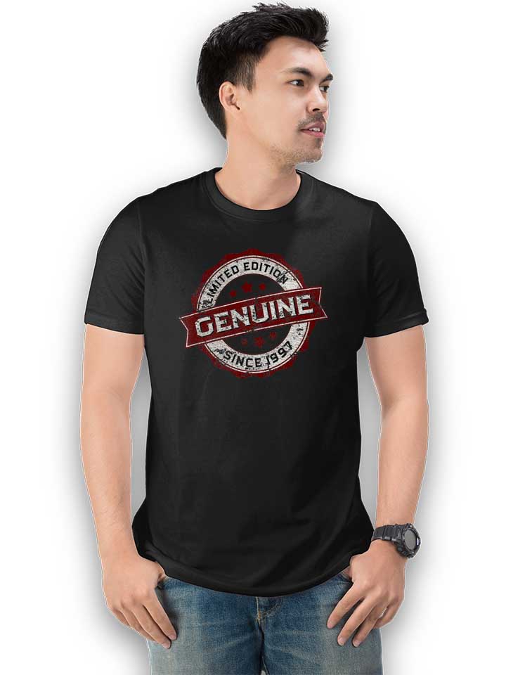 genuine-since-1997-t-shirt schwarz 2
