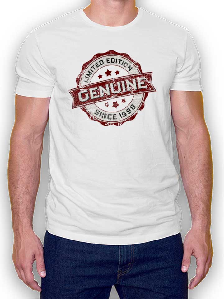 Genuine Since 1998 T-Shirt weiss L