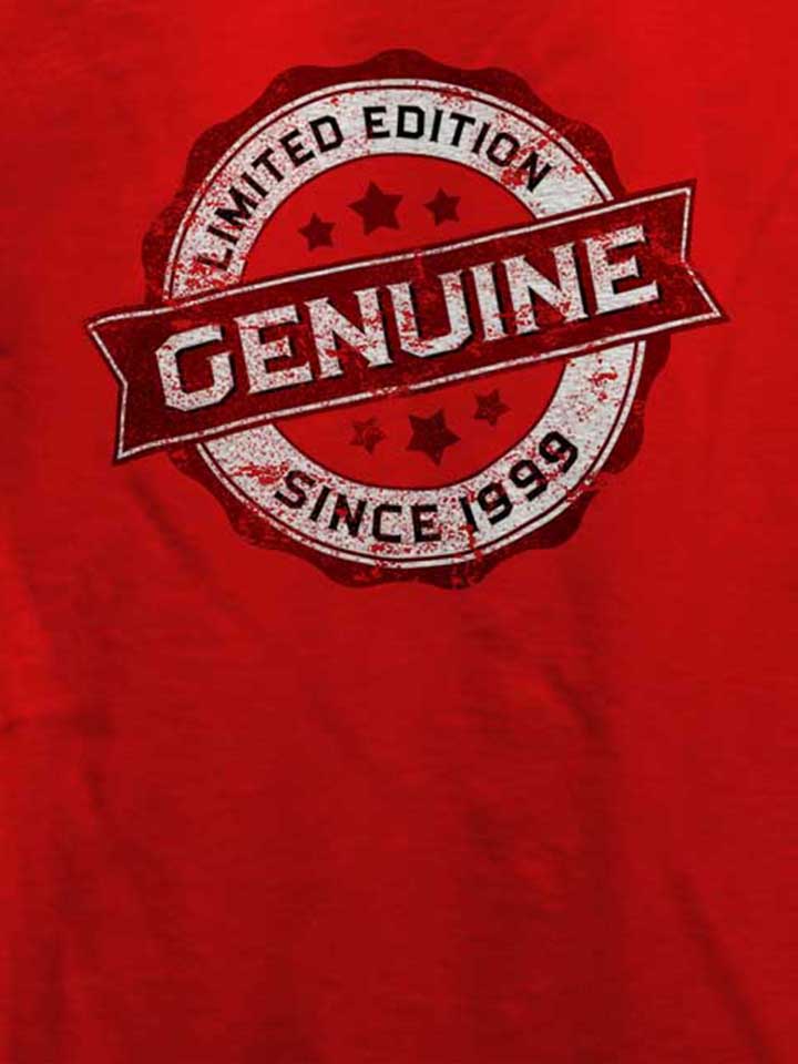 genuine-since-1999-t-shirt rot 4