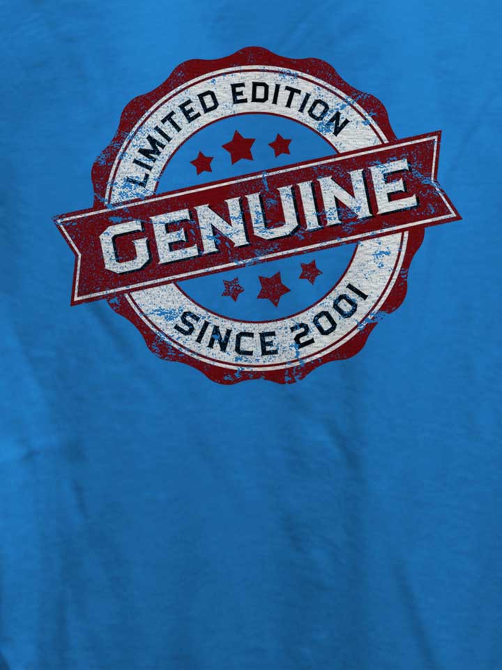 genuine-since-2001-damen-t-shirt royal 4