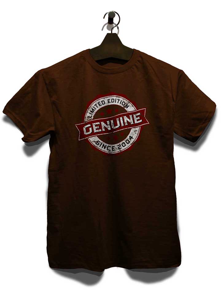 genuine-since-2004-t-shirt braun 3