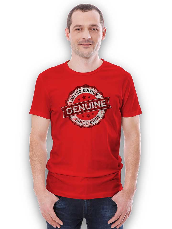 genuine-since-2005-t-shirt rot 2