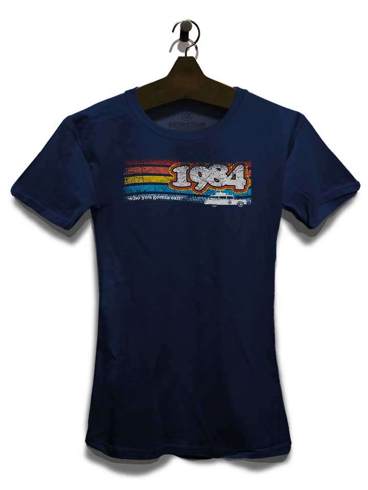 ghostbusters-1984-damen-t-shirt dunkelblau 3