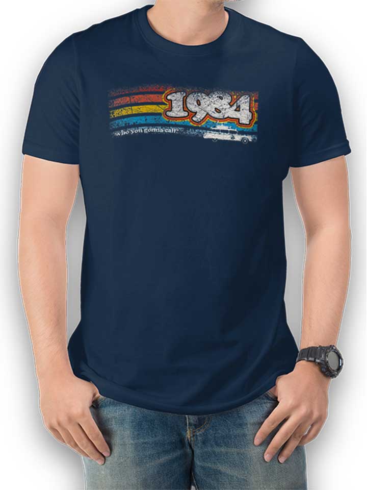 ghostbusters-1984-t-shirt dunkelblau 1