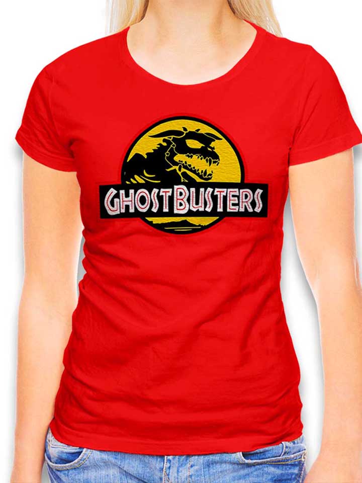 Ghostbusters Gremlins Park Damen T-Shirt rot L