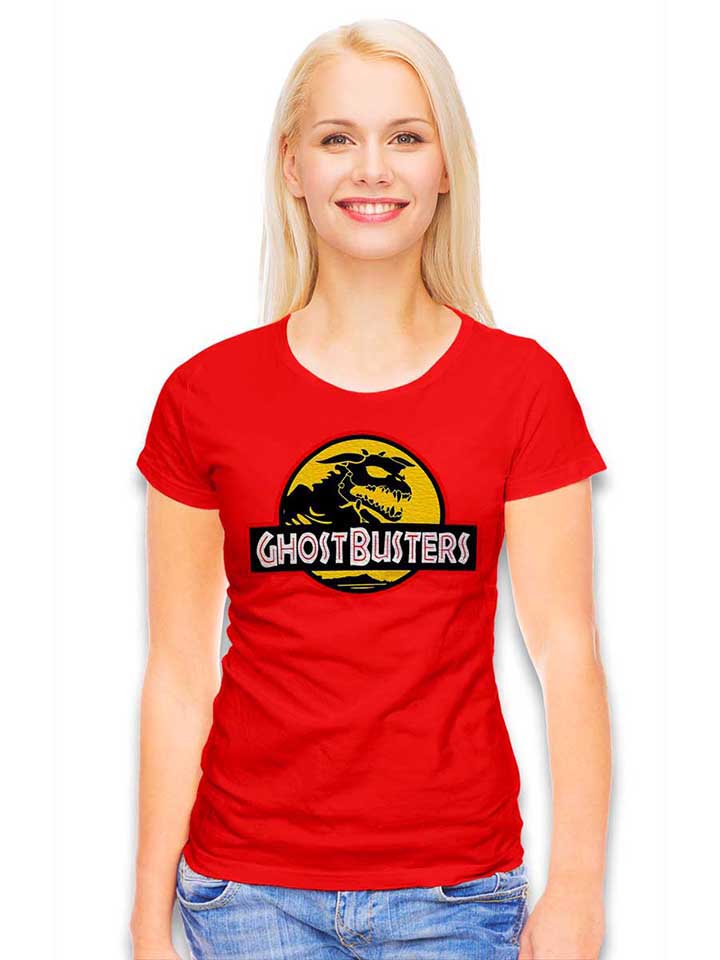 ghostbusters-gremlins-park-damen-t-shirt rot 2
