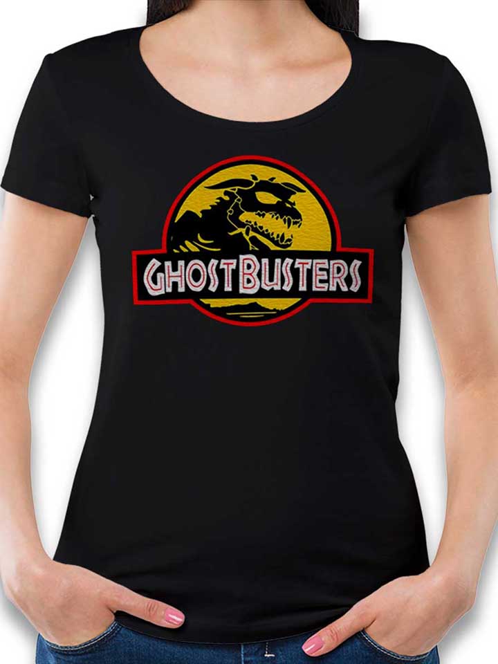 ghostbusters-gremlins-park-damen-t-shirt schwarz 1