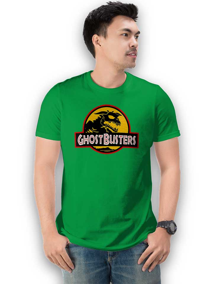 ghostbusters-gremlins-park-t-shirt gruen 2