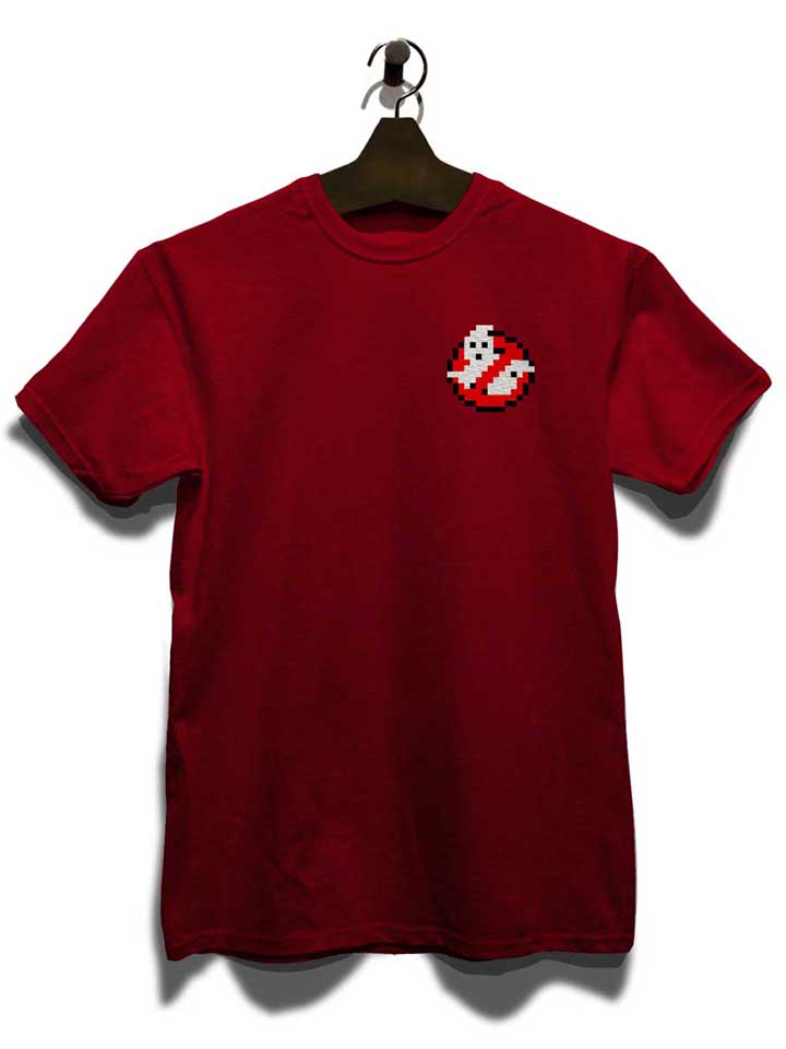 ghostbusters-logo-8bit-chest-print-t-shirt bordeaux 3