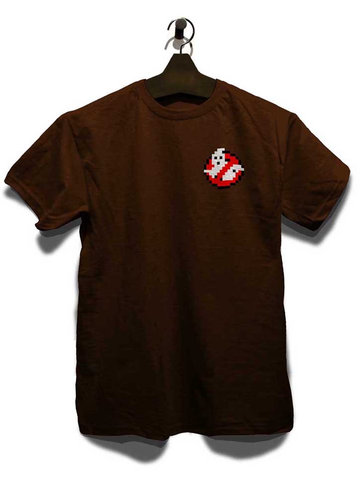 ghostbusters-logo-8bit-chest-print-t-shirt braun 3