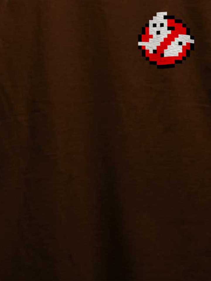 ghostbusters-logo-8bit-chest-print-t-shirt braun 4