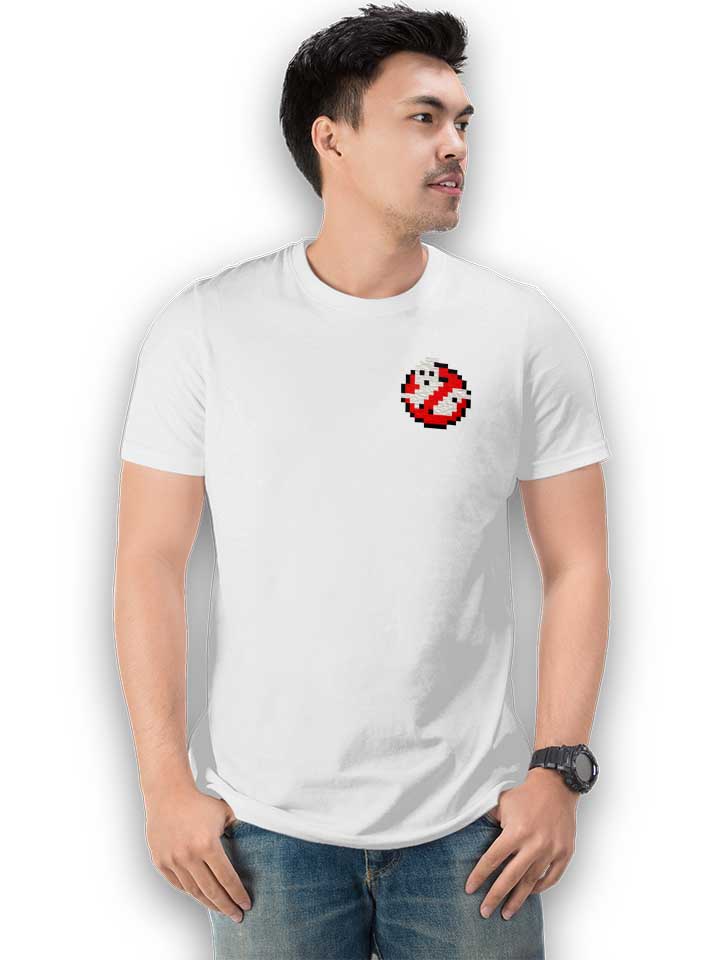 ghostbusters-logo-8bit-chest-print-t-shirt weiss 2