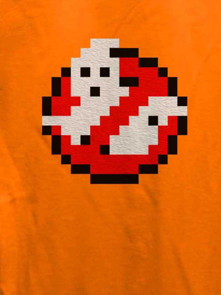 ghostbusters-logo-8bit-damen-t-shirt orange 4