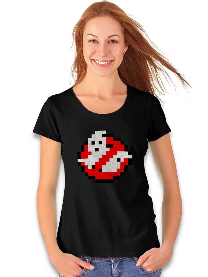 ghostbusters-logo-8bit-damen-t-shirt schwarz 2