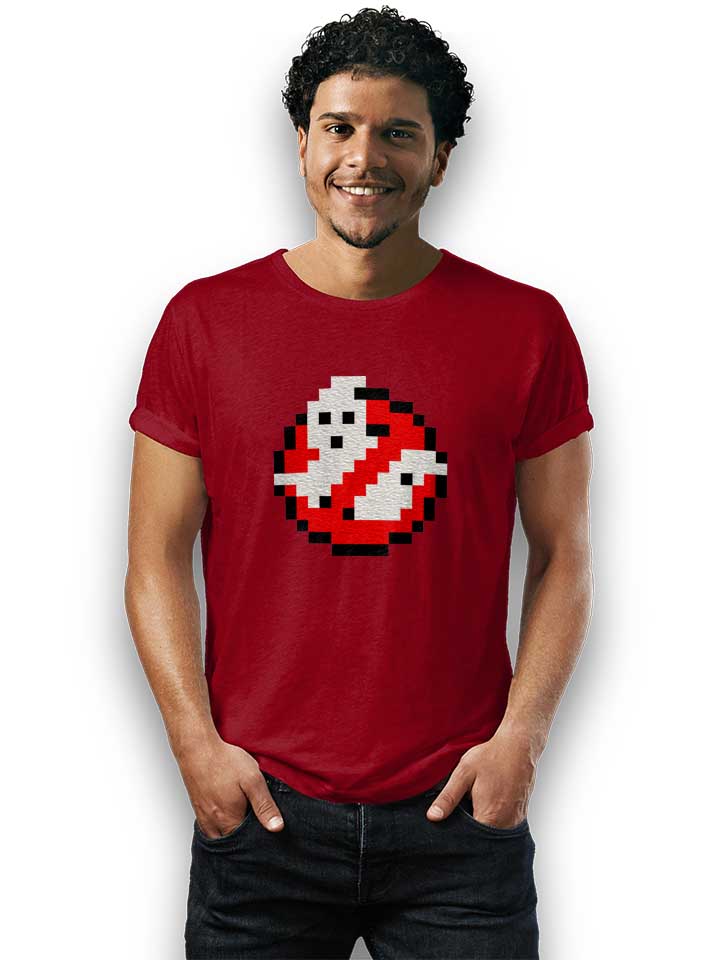 ghostbusters-logo-8bit-t-shirt bordeaux 2