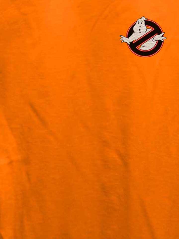 ghostbusters-logo-neon-chest-print-damen-t-shirt orange 4