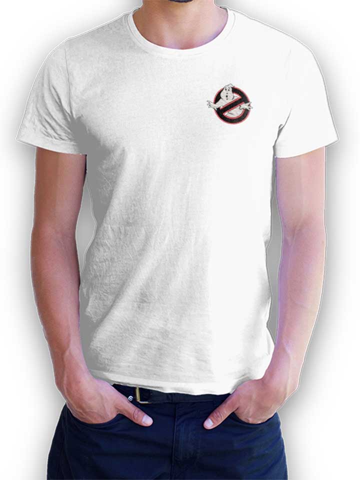 Ghostbusters Logo Neon Chest Print T-Shirt blanc L