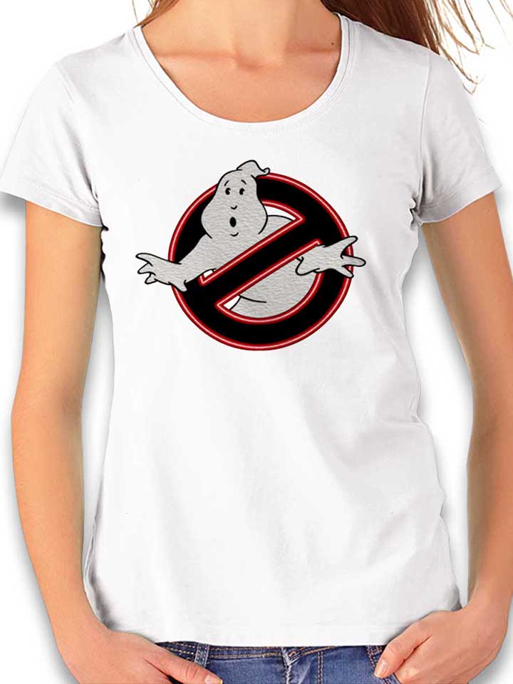 ghostbusters-logo-neon-damen-t-shirt weiss 1