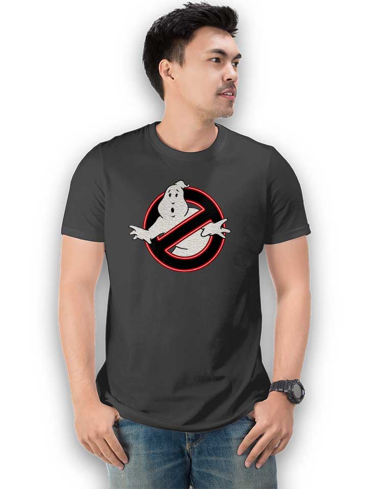 ghostbusters-logo-neon-t-shirt dunkelgrau 2