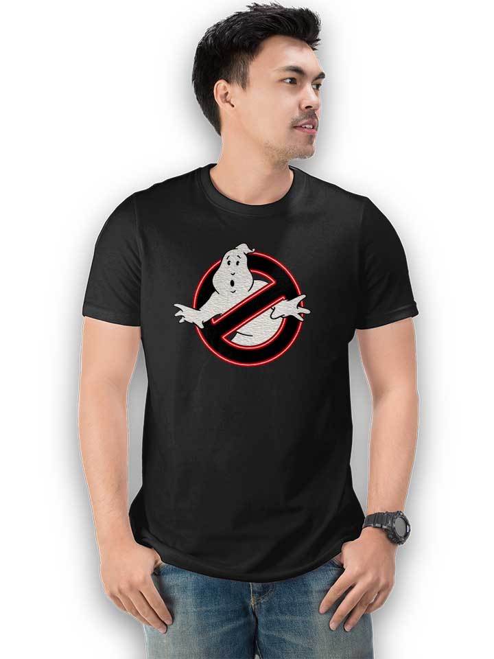 ghostbusters-logo-neon-t-shirt schwarz 2