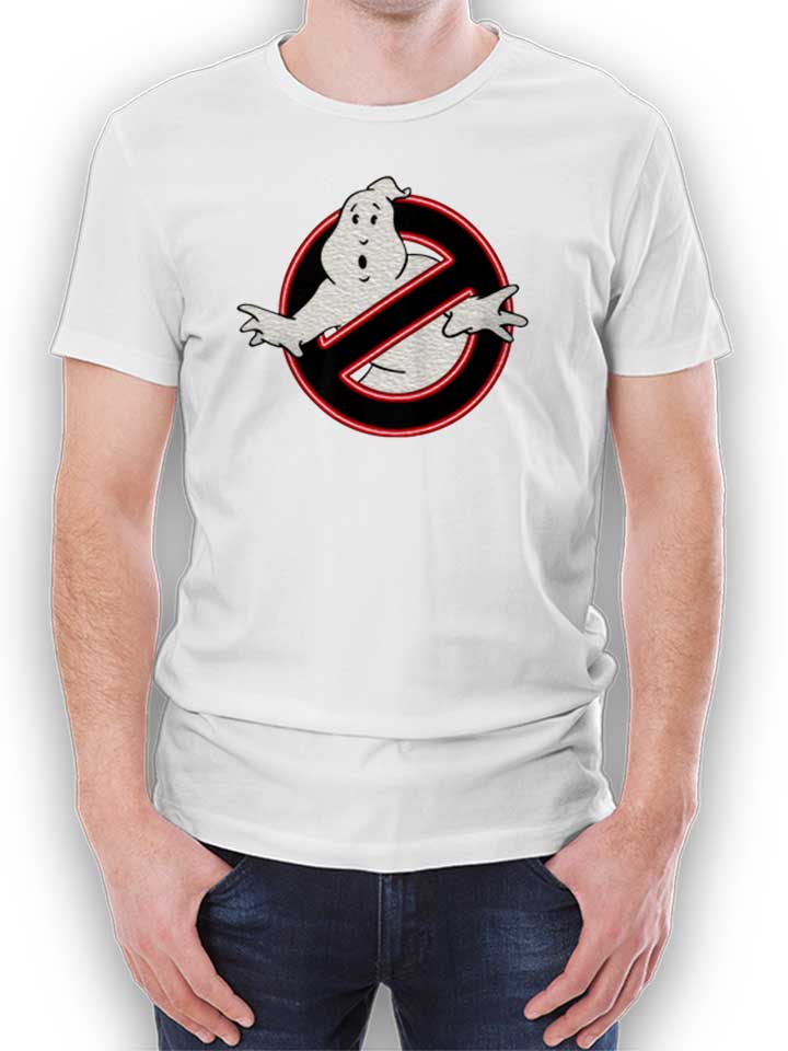 Ghostbusters Logo Neon T-Shirt weiss L