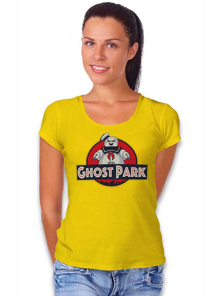 ghostbusters-marshmallow-park-damen-t-shirt gelb 2