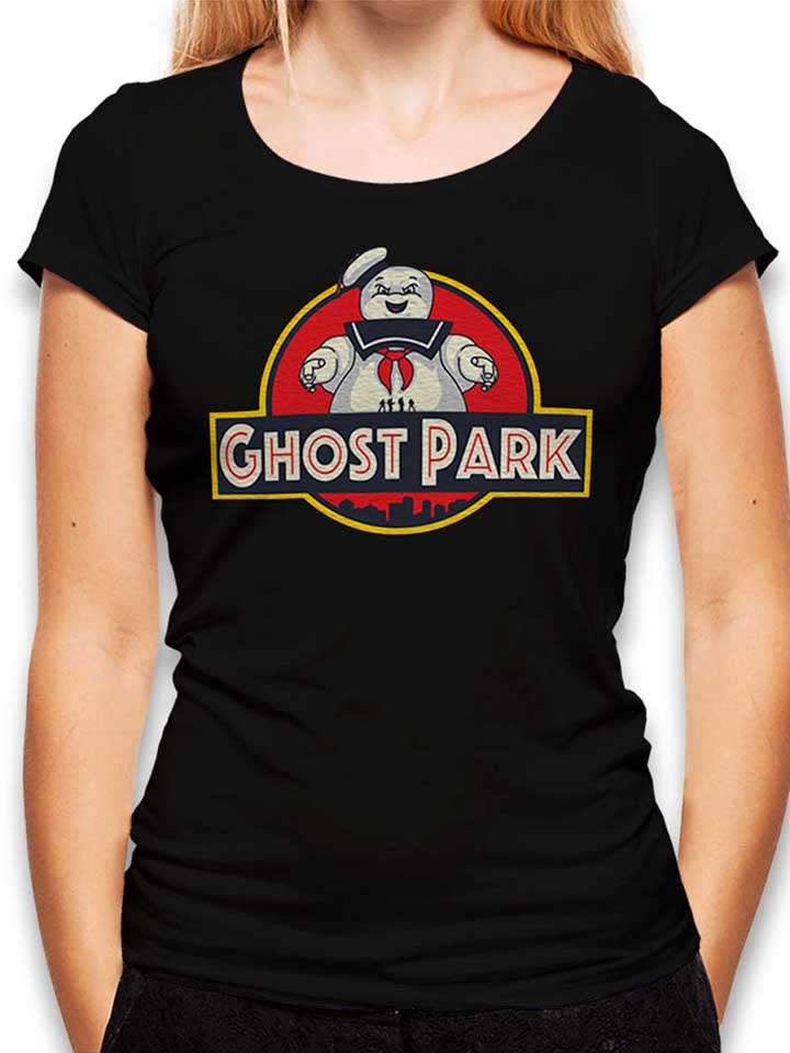 ghostbusters-marshmallow-park-damen-t-shirt schwarz 1