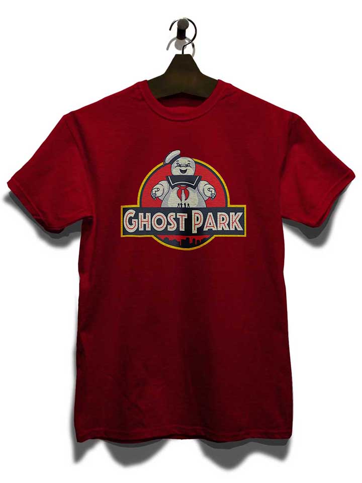 ghostbusters-marshmallow-park-t-shirt bordeaux 3