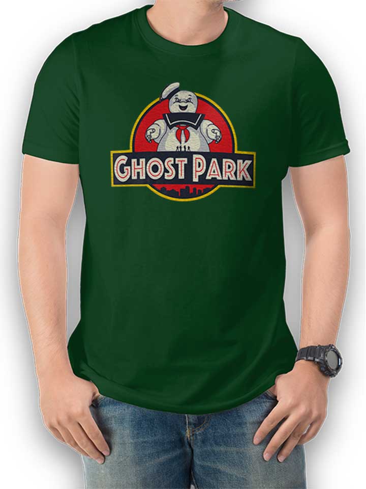 Ghostbusters Marshmallow Park T-Shirt dunkelgruen L