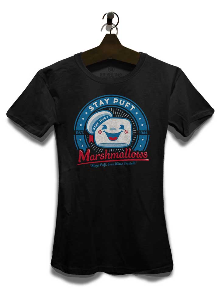 ghostbusters-marshmallows-damen-t-shirt schwarz 3
