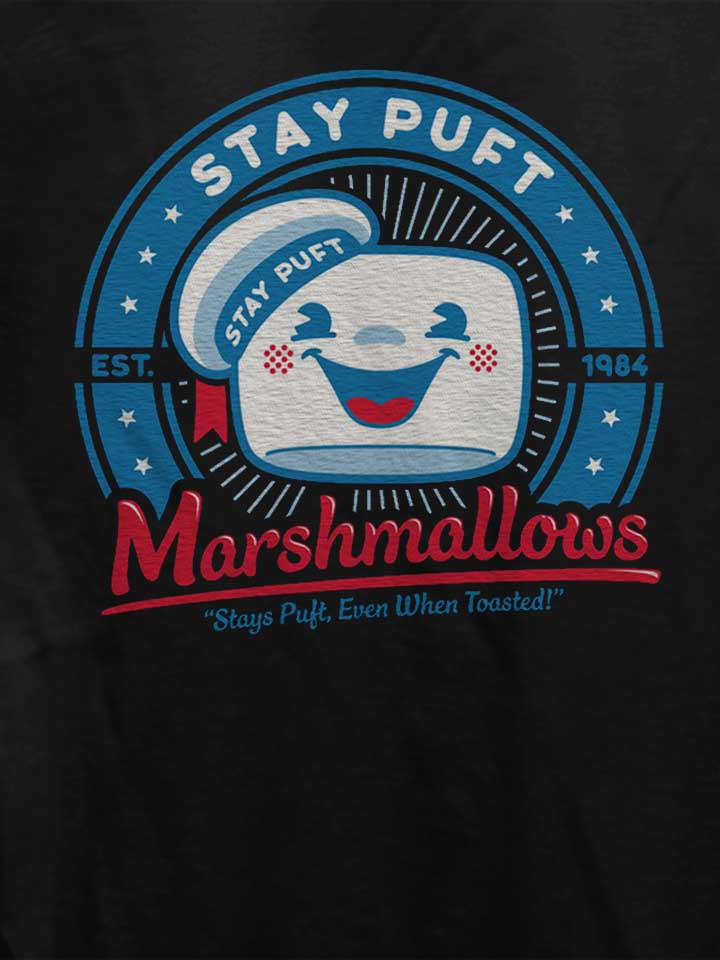 ghostbusters-marshmallows-damen-t-shirt schwarz 4