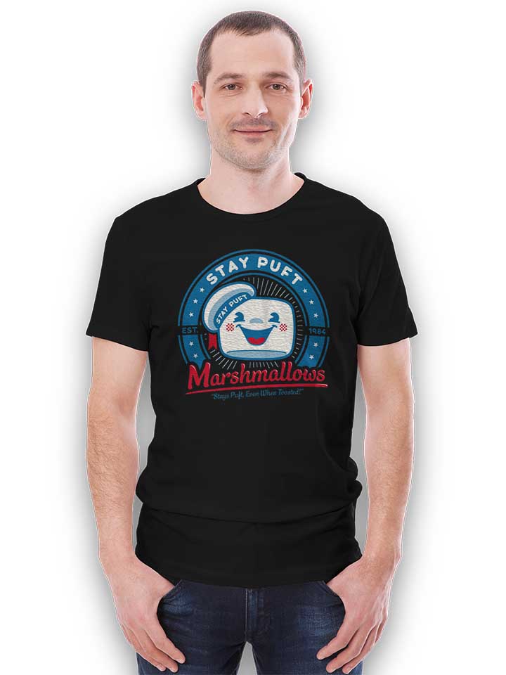 ghostbusters-marshmallows-t-shirt schwarz 2