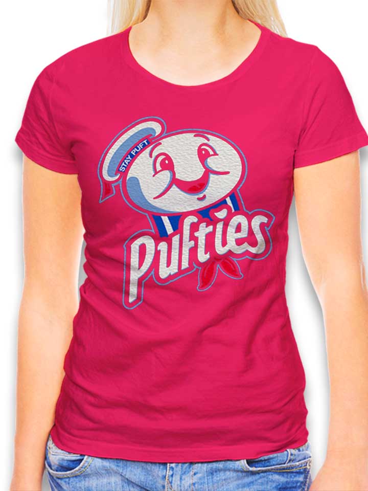 ghostbusters-pufties-damen-t-shirt fuchsia 1