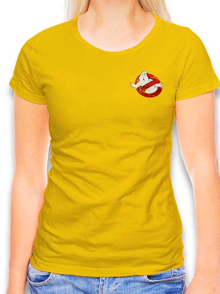 Ghostbusters Vintage Chest Print Damen T-Shirt gelb L