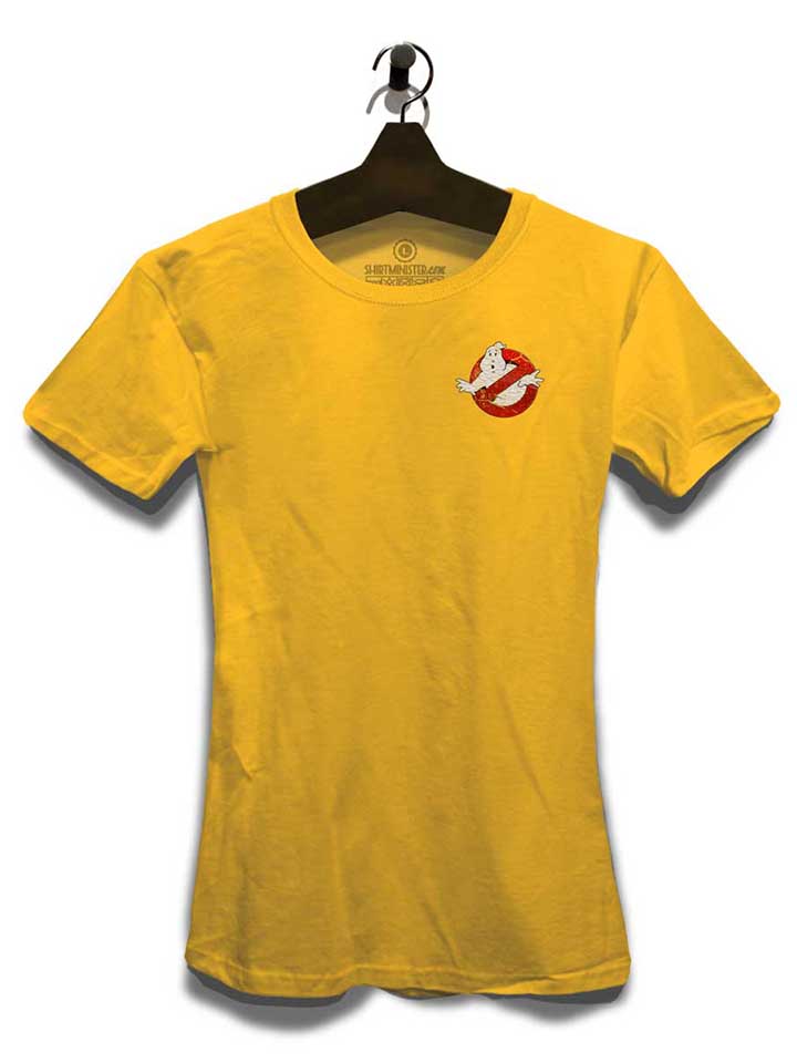 ghostbusters-vintage-chest-print-damen-t-shirt gelb 3