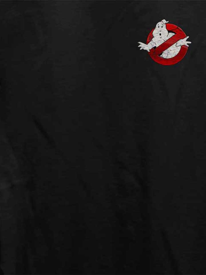 ghostbusters-vintage-chest-print-damen-t-shirt schwarz 4