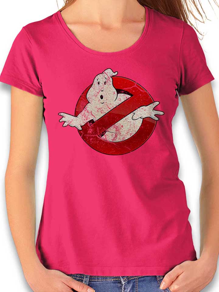 Ghostbusters Vintage Camiseta Mujer fucsia L