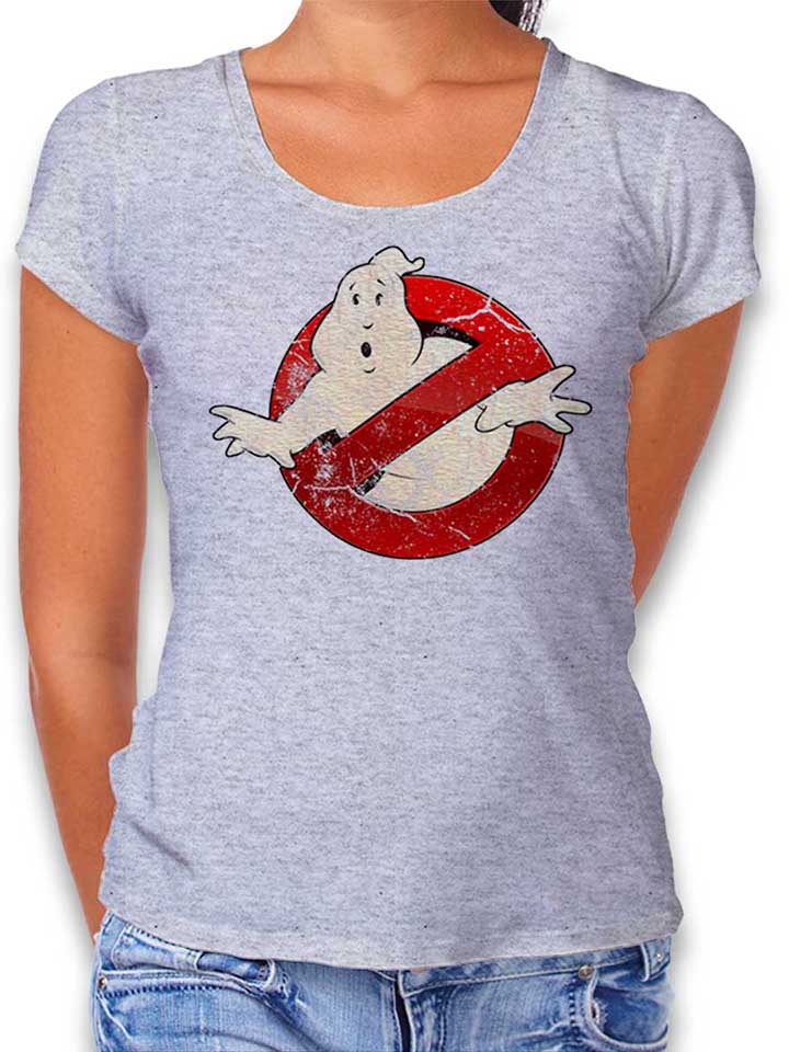 Ghostbusters Vintage Damen T-Shirt grau-meliert L