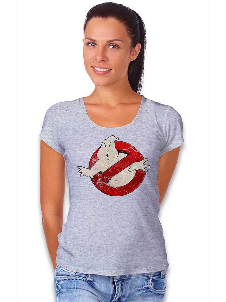 ghostbusters-vintage-damen-t-shirt grau-meliert 2
