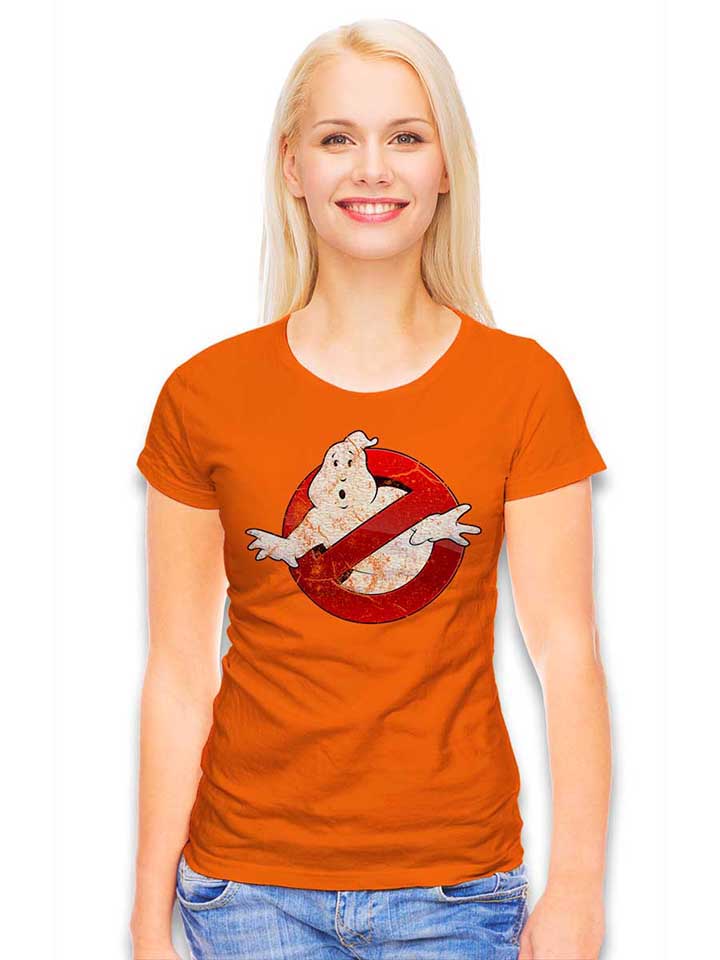ghostbusters-vintage-damen-t-shirt orange 2