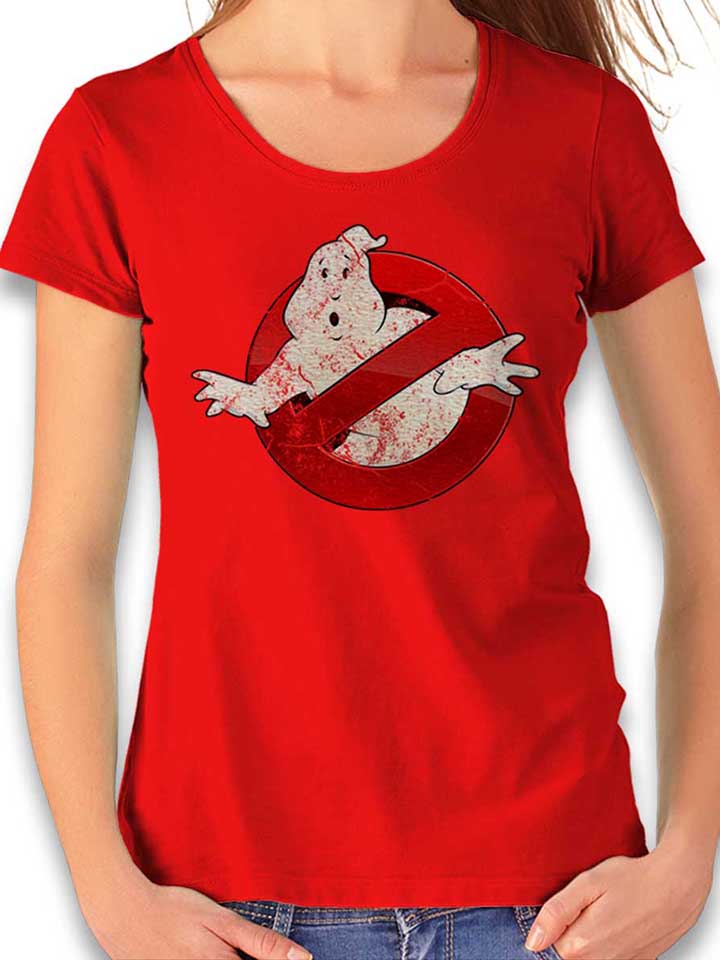 Ghostbusters Vintage Damen T-Shirt rot L