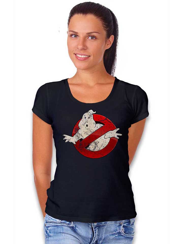 ghostbusters-vintage-damen-t-shirt schwarz 2