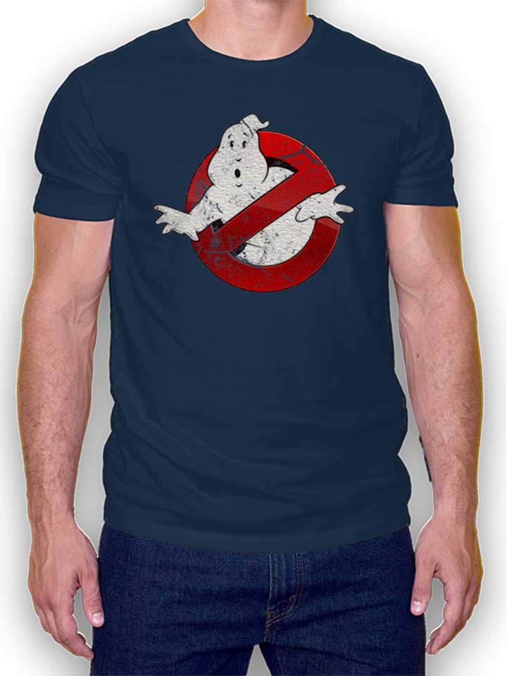ghostbusters-vintage-t-shirt dunkelblau 1