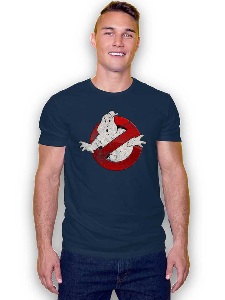 ghostbusters-vintage-t-shirt dunkelblau 2