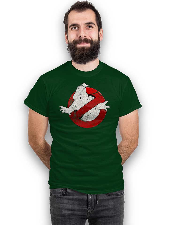 ghostbusters-vintage-t-shirt dunkelgruen 2